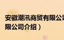 安徽潮汛商贸有限公司（关于安徽潮汛商贸有限公司介绍）