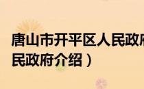 唐山市开平区人民政府（关于唐山市开平区人民政府介绍）