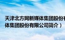 天津北方网新媒体集团股份有限公司（关于天津北方网新媒体集团股份有限公司简介）