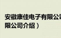 安徽康佳电子有限公司（关于安徽康佳电子有限公司介绍）