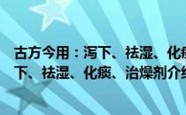 古方今用：泻下、祛湿、化痰、治燥剂（关于古方今用：泻下、祛湿、化痰、治燥剂介绍）