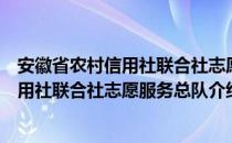 安徽省农村信用社联合社志愿服务总队（关于安徽省农村信用社联合社志愿服务总队介绍）