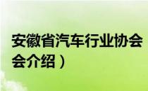 安徽省汽车行业协会（关于安徽省汽车行业协会介绍）