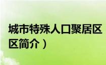 城市特殊人口聚居区（关于城市特殊人口聚居区简介）