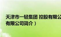 天津市一轻集团 控股有限公司（关于天津市一轻集团 控股有限公司简介）