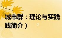 城市群：理论与实践（关于城市群：理论与实践简介）