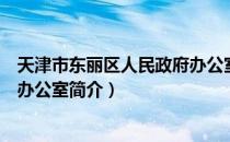 天津市东丽区人民政府办公室（关于天津市东丽区人民政府办公室简介）