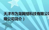 天津市为龙网络科技有限公司（关于天津市为龙网络科技有限公司简介）