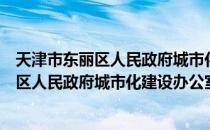 天津市东丽区人民政府城市化建设办公室（关于天津市东丽区人民政府城市化建设办公室简介）