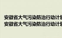 安徽省大气污染防治行动计划实施情况考核办法 试行（关于安徽省大气污染防治行动计划实施情况考核办法 试行介绍）