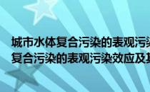 城市水体复合污染的表观污染效应及其控制（关于城市水体复合污染的表观污染效应及其控制简介）