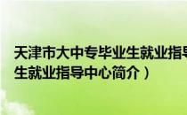 天津市大中专毕业生就业指导中心（关于天津市大中专毕业生就业指导中心简介）