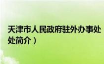 天津市人民政府驻外办事处（关于天津市人民政府驻外办事处简介）