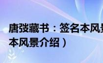 唐弢藏书：签名本风景（关于唐弢藏书：签名本风景介绍）