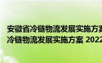 安徽省冷链物流发展实施方案 2022—2025年（关于安徽省冷链物流发展实施方案 2022—2025年介绍）