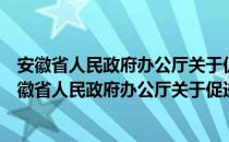 安徽省人民政府办公厅关于促进广告业发展的意见（关于安徽省人民政府办公厅关于促进广告业发展的意见介绍）