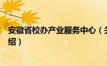 安徽省校办产业服务中心（关于安徽省校办产业服务中心介绍）