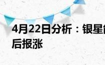 4月22日分析：银星能源涨近8%风机概念盘后报涨