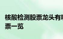 核酸检测股票龙头有哪些核酸检测龙头概念股票一览