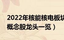 2022年核能核电板块股票有哪些（核能核电概念股龙头一览）