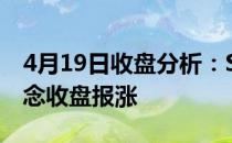 4月19日收盘分析：ST红太阳涨近5%音响概念收盘报涨