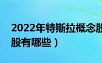 2022年特斯拉概念股龙头一览（特斯拉概念股有哪些）