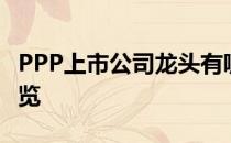 PPP上市公司龙头有哪些PPP上市公司概念一览