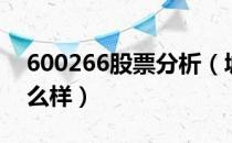 600266股票分析（城建发展600266股票怎么样）