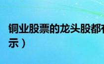 铜业股票的龙头股都有哪些（铜业龙头股全揭示）