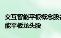 交互智能平板概念股名单汇总：哪些是交互智能平板龙头股