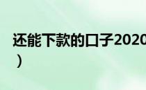 还能下款的口子2020（2019还能下款的口子）