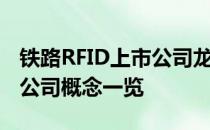 铁路RFID上市公司龙头有哪些铁路RFID上市公司概念一览