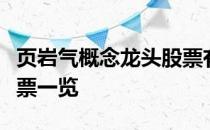 页岩气概念龙头股票有哪些页岩气龙头概念股票一览