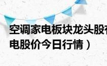 空调家电板块龙头股有哪些（4月20日空调家电股价今日行情）