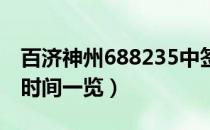 百济神州688235中签号查询（百济神州上市时间一览）