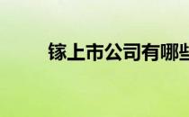 镓上市公司有哪些镓上市公司名单