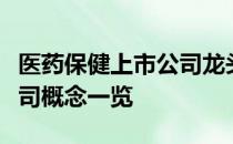 医药保健上市公司龙头有哪些医药保健上市公司概念一览