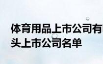 体育用品上市公司有哪些2022年体育用品龙头上市公司名单