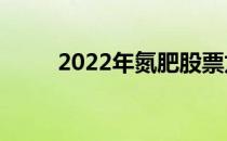 2022年氮肥股票龙头股有哪些（）