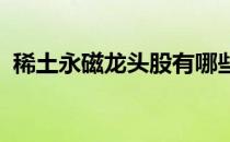 稀土永磁龙头股有哪些稀土永磁概念股名单