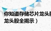 你知道存储芯片龙头股票都有哪些（存储芯片龙头股全揭示）