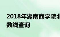 2018年湖南商学院北津学院湖南理科录取分数线查询