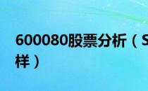 600080股票分析（ST金花600080股票怎么样）