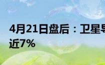 4月21日盘后：卫星导航概念报跌星网宇达跌近7%