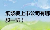 纸浆板上市公司有哪些（2022年纸浆板概念股一览）