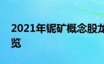 2021年铌矿概念股龙头有哪些铌矿概念股一览