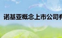 诺基亚概念上市公司有哪些诺基亚股票名单