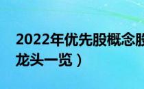 2022年优先股概念股票有哪些（优先股概念龙头一览）