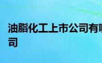 油脂化工上市公司有哪些主要利好哪些上市公司