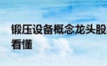 锻压设备概念龙头股票2021年名单一览一文看懂